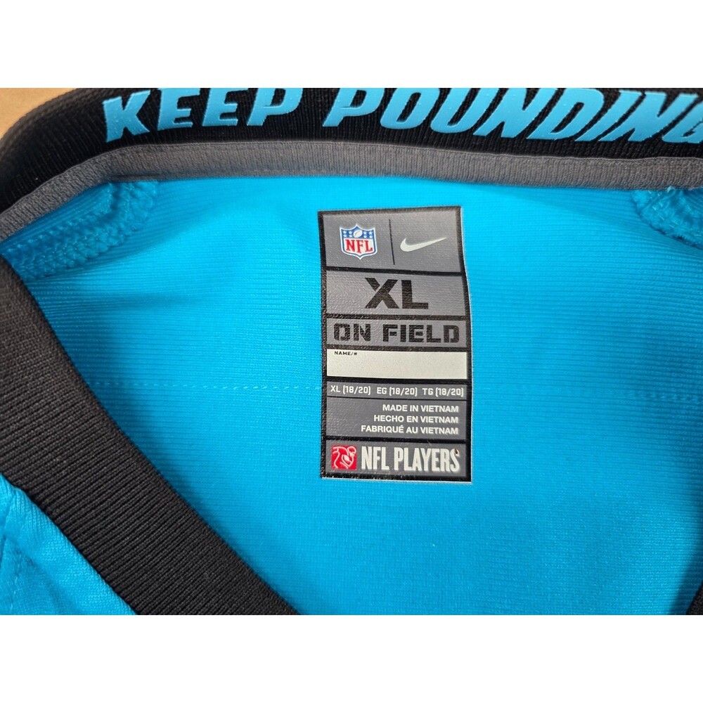 Nike On Field Carolina Panthers Christian McCaffrey Jersey #22 Youth Boys XL - Picture 8 of 16